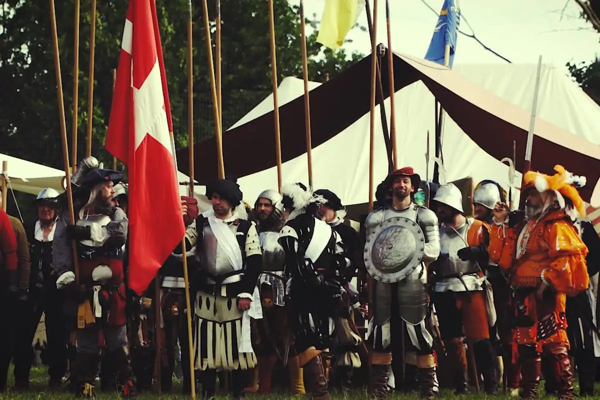 truppe in attesa della battaglia