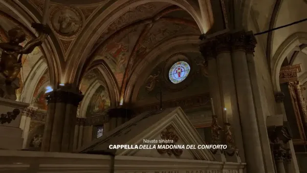 soffitto della cappella della Madonna del Conforto