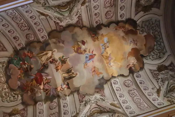 affresco soffitto monastero di Camaldoli