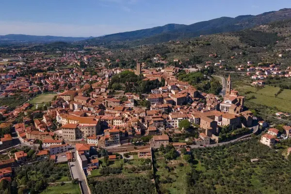 Veduta aerea di Castiglion FIorentino